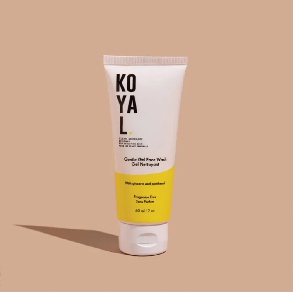 Koyal Clean Skincare Gentle Gel Face Wash Fragrance-Free 2 Oz Glycerin Vegan!
